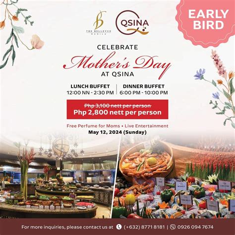 2024 Mother's Day Dining: Buffets, Cruises And More.